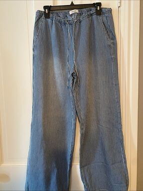 Women’s striped baggy Kenzie jeans